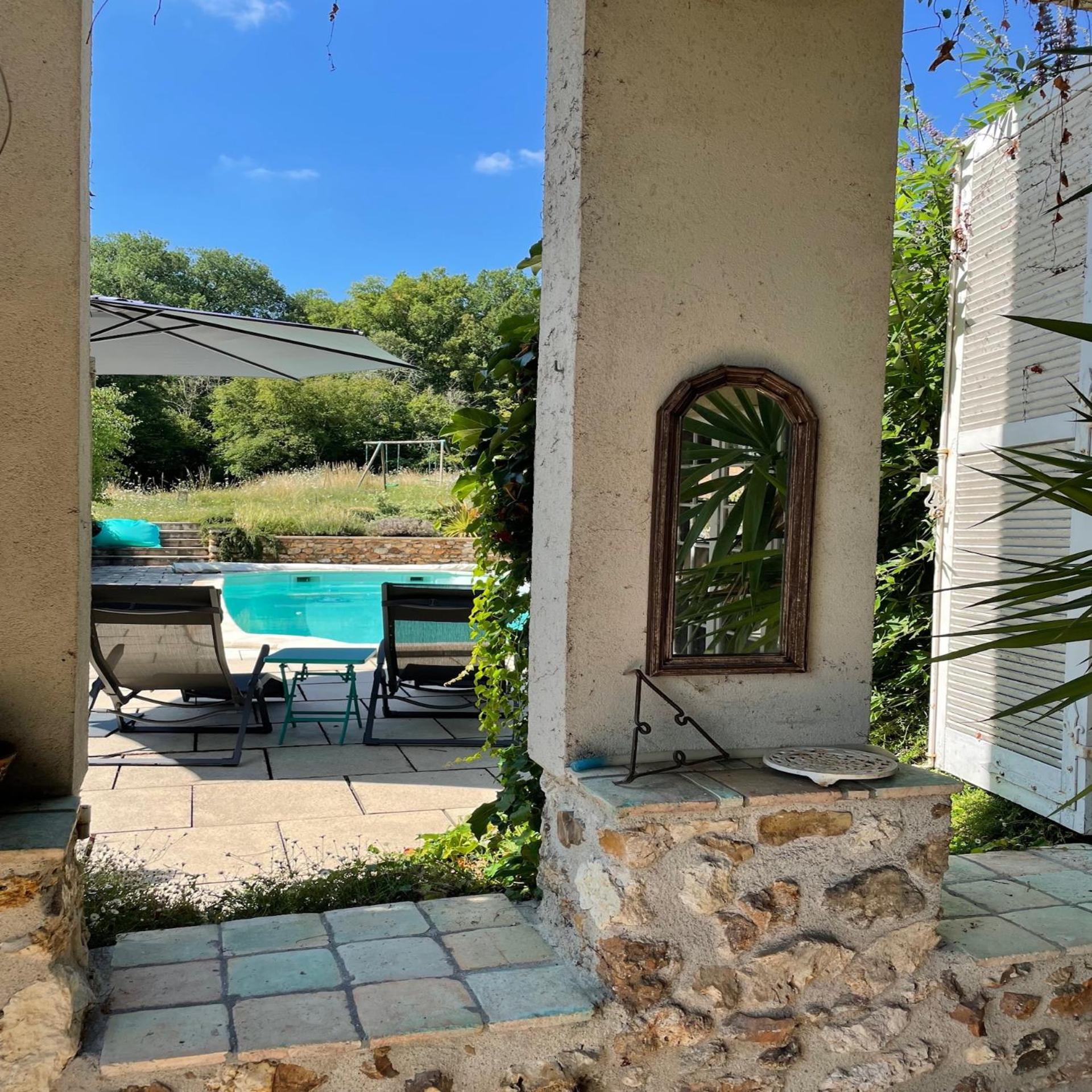 Bed and Breakfast Les Bertaulieres Bossay-sur-Claise Esterno foto