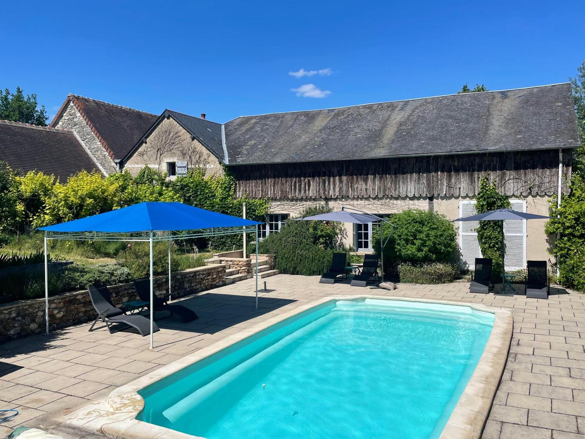 Bed and Breakfast Les Bertaulieres Bossay-sur-Claise Esterno foto